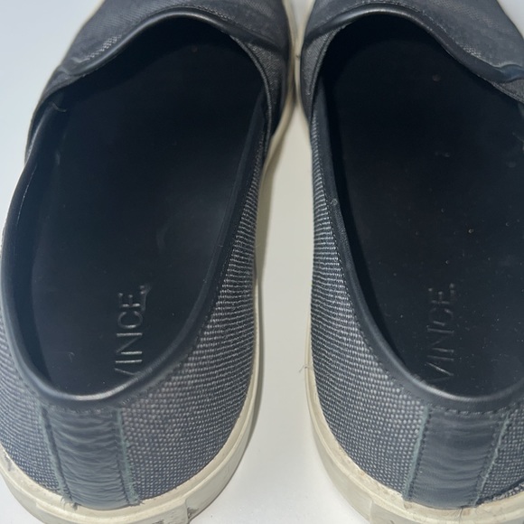 Vince Preston Casual Slip on Sneaker Dark Gray or Navy Blue - Picture 7 of 13